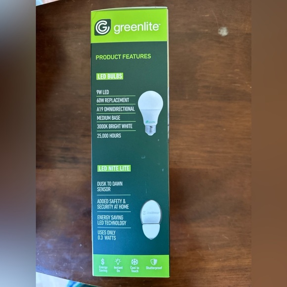 Greenlite LED Household Bulbs + Nite Energy Saving Lighting Kit - Picture 2 of 4